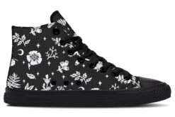 Green Witch High Tops 22 Green Witch High Tops -Rogue & Wolf Shop Hightops BotanicalAestheticshightopsdesigntemplate 173 18917 Hightop RAW Blk STR3