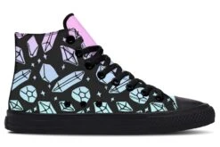 Divination Crystals High Tops -Rogue & Wolf Shop Hightops DivinationCrystalshightopsdesigntemplate 173 79331 Hightop RAW Blk STR3