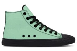 Mint Green High Tops -Rogue & Wolf Shop Hightops MIntGreenhightopsdesigntemplate 173 90193 Hightop RAW Blk STR3