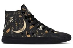 Moonlit Botanica High Tops -Rogue & Wolf Shop Hightops Moonlithightopsdesigntemplate 173 79333 Hightop RAW Blk STR3