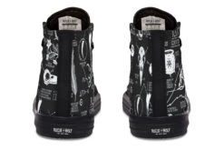 Raven Study High Tops 27 Raven Study High Tops -Rogue & Wolf Shop Hightops RavenStudyhightopsdesigntemplate 173 17397 Hightop RAW Blk STR8