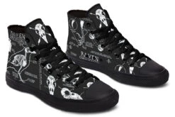 Raven Study High Tops 24 Raven Study High Tops -Rogue & Wolf Shop Hightops RavenStudyhightopsdesigntemplate 173 17397 Hightops RAW Blk STR5 NLB