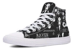 Raven Study High Tops 30 Raven Study High Tops -Rogue & Wolf Shop Hightops RavenStudyhightopsdesigntemplate 173 17397 Hightops RAW WT STR1 NLB