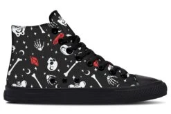 Skulls & Crystals High Tops -Rogue & Wolf Shop Hightops SkullsandCrystalshightopsdesigntemplate 173 85191 Hightop RAW Blk STR3