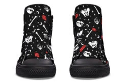 Skulls & Crystals High Tops -Rogue & Wolf Shop Hightops SkullsandCrystalshightopsdesigntemplate 173 85191 Hightops RAW Blk STR7 NLB