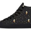 Spooky Soirée High Tops -Rogue & Wolf Shop Hightops Soireehightopsdesigntemplate 173 85193 Hightop RAW Blk STR2