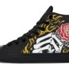 Forever Rose High Tops -Rogue & Wolf Shop Hightops TillDeathhightopsdesigntemplate02 173 67800 Hightop RAW Blk STR2