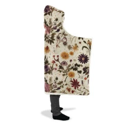 Enchanted Blossoms Hooded Blanket -Rogue & Wolf Shop HoodedBlankets EnchantedBlossomsHoodedBlanket 173 28378 Hoodedblankets WT STR11 NLB