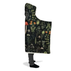 Foraging Hooded Blanket -Rogue & Wolf Shop HoodedBlankets ForagingHoodedBlanket 173 28411 Hoodedblankets WT STR11 NLB