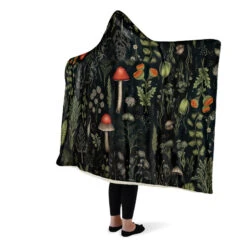 Foraging Hooded Blanket -Rogue & Wolf Shop HoodedBlankets ForagingHoodedBlanket 173 28411 Hoodedblankets WT STR6 NLB