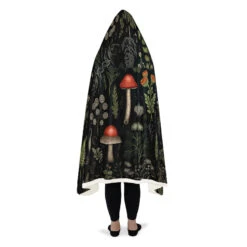 Foraging Hooded Blanket -Rogue & Wolf Shop HoodedBlankets ForagingHoodedBlanket 173 28411 Hoodedblankets WT STR8 NLB