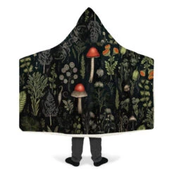 Foraging Hooded Blanket -Rogue & Wolf Shop HoodedBlankets ForagingHoodedBlanket 173 28411 Hoodedblankets WT STR9 NLB