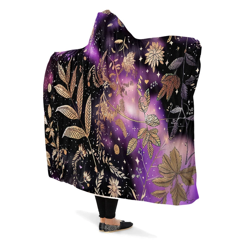 Galactic Bloom Hooded Blanket 4 Galactic Bloom Hooded Blanket - Image 2