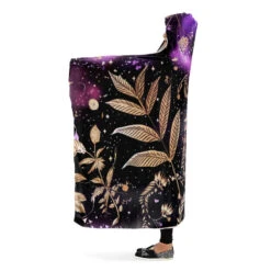 Galactic Bloom Hooded Blanket 17 Galactic Bloom Hooded Blanket -Rogue & Wolf Shop HoodedBlankets GalacticBloomHoodedBlanket 173 28332 Hoodedblankets WT STR3 NLB