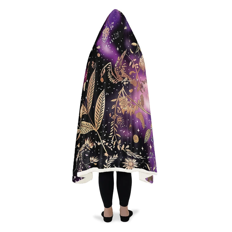Galactic Bloom Hooded Blanket 10 Galactic Bloom Hooded Blanket - Image 8