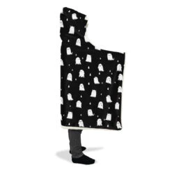 Ghost Party Hooded Blanket -Rogue & Wolf Shop HoodedBlankets GhostPartyHoodedBlanket 173 28387 Hoodedblankets WT STR11 NLB
