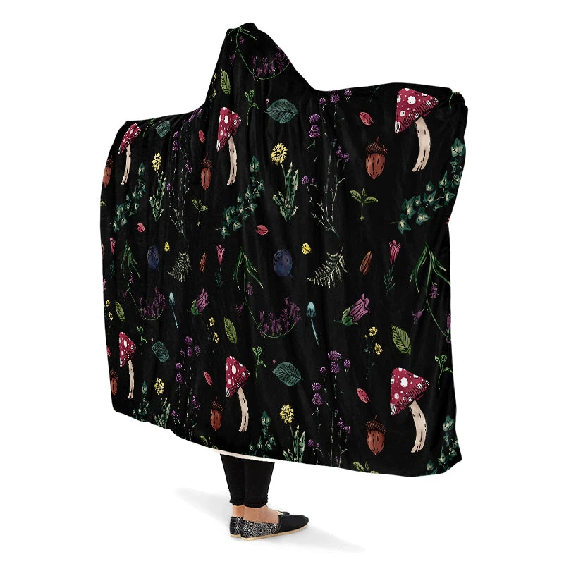 Herbology Hooded Blanket 4 Herbology Hooded Blanket - Image 2