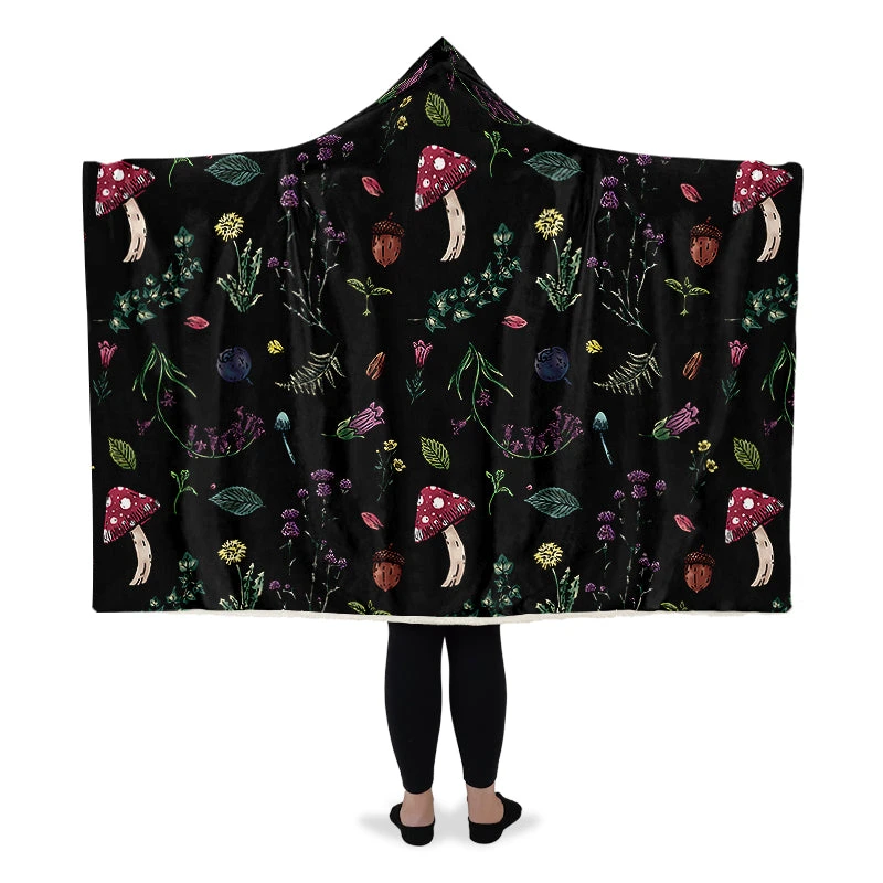 Herbology Hooded Blanket 7 Herbology Hooded Blanket - Image 5
