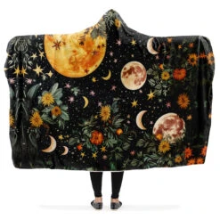 Lunar Meadow Hooded Blanket
