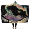 Northern Lights Hooded Blanket -Rogue & Wolf Shop HoodedBlankets NorthernLightsHoodedBlanket 173 28422 Hoodedblankets WT STR1 NLB