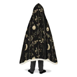 Twilight Garden Hooded Blanket -Rogue & Wolf Shop HoodedBlankets TwilightGardenHoodedBlanket 173 28446 Hoodedblankets WT STR12 NLB