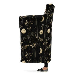 Twilight Garden Hooded Blanket -Rogue & Wolf Shop HoodedBlankets TwilightGardenHoodedBlanket 173 28446 Hoodedblankets WT STR3 NLB
