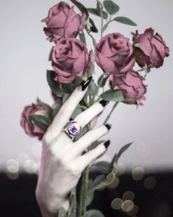 Occult Sterling Silver Ring US5 To US10 -Rogue & Wolf Shop IMG 0749c pinksedited