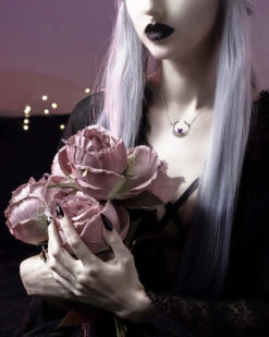 Eclipse Necklace In Mirror Steel -Rogue & Wolf Shop IMG 0932ccopy2