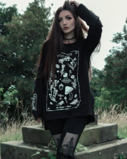 Forest Witch Long Sleeve Tee -Rogue & Wolf Shop IMG 1559 1