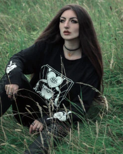 Lovers Tarot Long Sleeve Tee -Rogue & Wolf Shop IMG 1630 1
