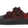 Blood Rose Romance Kids Low Tops -Rogue & Wolf Shop KidsLowTops BloodRoseRomanceKidsLowTops 173 37234 Kidslowtop Blk STR1 RAW