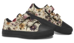 Enchanted Blossoms Kids Low Tops -Rogue & Wolf Shop KidsLowTops EnhcnatedBlossomsKidsLowTops 173 37238 Kidslowtops Blk STR6 NLB