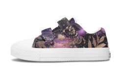 Galactic Bloom Kids Low Tops -Rogue & Wolf Shop KidsLowTops GalacticBloomKidsLowTops 173 37236 Kidslowtop WT STR1 RAW