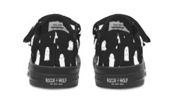 Ghost Party Kids Low Tops -Rogue & Wolf Shop KidsLowTops GhostPartyKidsLowTops 173 37240 Kidslowtop Blk STR5 RAW