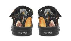 Lunar Meadow Kids Low Tops -Rogue & Wolf Shop KidsLowTops LunarMeadowKidsLowTops 173 37247 Kidslowtop Blk STR5 RAW