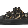 Moonlit Botanica Kids Low Tops -Rogue & Wolf Shop KidsLowTops MoonlitBotanicaTopsKids 173 37244 Kidslowtop Blk STR1 RAW