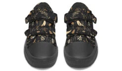 Moonlit Botanica Kids Low Tops -Rogue & Wolf Shop KidsLowTops MoonlitBotanicaTopsKids 173 37244 Kidslowtops Blk STR4 NLB