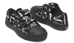 Raven Study Kids Low Tops -Rogue & Wolf Shop KidsLowTops RavenStudyKidsLowTops 173 37430 Kidslowtop Blk STR8 RAW