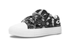 Raven Study Kids Low Tops -Rogue & Wolf Shop KidsLowTops RavenStudyKidsLowTops 173 37430 Kidslowtops WT STR2 NLB