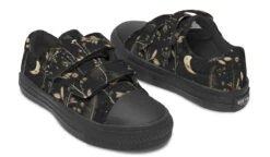 Twilight Garden Kids Low Tops -Rogue & Wolf Shop KidsLowTops TwilightGardenKidsLowTops 173 37248 Kidslowtop Blk STR8 RAW