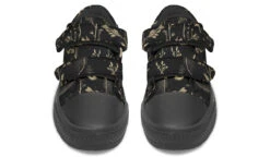 Twilight Garden Kids Low Tops -Rogue & Wolf Shop KidsLowTops TwilightGardenKidsLowTops 173 37248 Kidslowtops Blk STR4 NLB