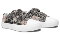 Vintage Peonies Kids Low Tops 33 Vintage Peonies Kids Low Tops -Rogue & Wolf Shop KidsLowTops VintagePeoniesKidsLowTops 173 37226 Kidslowtops WT STR7 NLB