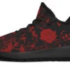 Blood Rose Romance Kids Sneakers -Rogue & Wolf Shop KidsSneakers BloodRoseRomanceKidsSneakers 173 35244 Kidssneakers Blk STR1 NLB