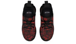 Blood Rose Romance Kids Sneakers -Rogue & Wolf Shop KidsSneakers BloodRoseRomanceKidsSneakers 173 35244 Kidssneakers Blk STR6 RAW