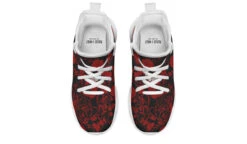 Blood Rose Romance Kids Sneakers -Rogue & Wolf Shop KidsSneakers BloodRoseRomanceKidsSneakers 173 35244 Kidssneakers WT STR6 RAW