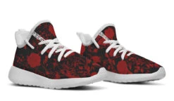 Blood Rose Romance Kids Sneakers -Rogue & Wolf Shop KidsSneakers BloodRoseRomanceKidsSneakers 173 35244 Kidssneakers WT STR8 NLB
