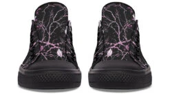 Amethyst Kintsugi Rose Low Tops -Rogue & Wolf Shop LowTops AmethystKintsugiRoseLowTops 173 52833 Lowtops RAW Blk STR7 NLB