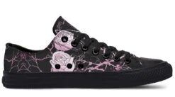 Amethyst Kintsugi Rose Low Tops -Rogue & Wolf Shop LowTops AmethystKintsugiRoseLowTops 173 52833 lowtop RAW Blk STR3