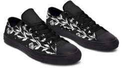 Rosy Night Low Tops -Rogue & Wolf Shop LowTops ArachnidMoonlowtops 173 85079 Lowtops RAW Blk STR5 NLB