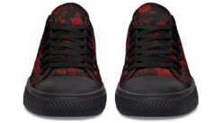 Blood Rose Romance Low Tops -Rogue & Wolf Shop LowTops BloodRoseRomanceLowTops 173 06505 Lowtops RAW Blk STR6 NLB